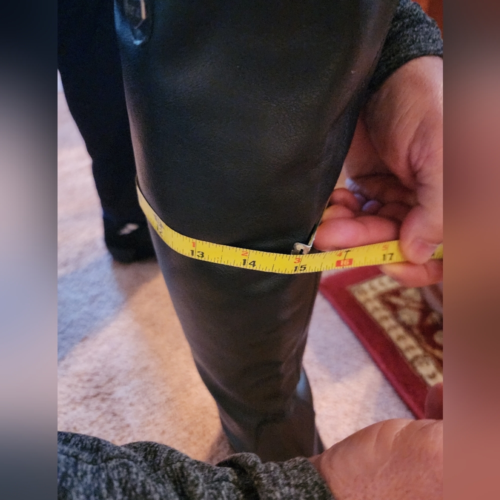 Horze tall Equestrian Black Boots 7.5 - Picture 11 of 13